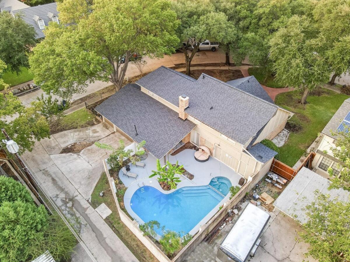 Stunning 5Br 2Ba Holiday Home With Private Pool And Cinema Dallas Exterior foto