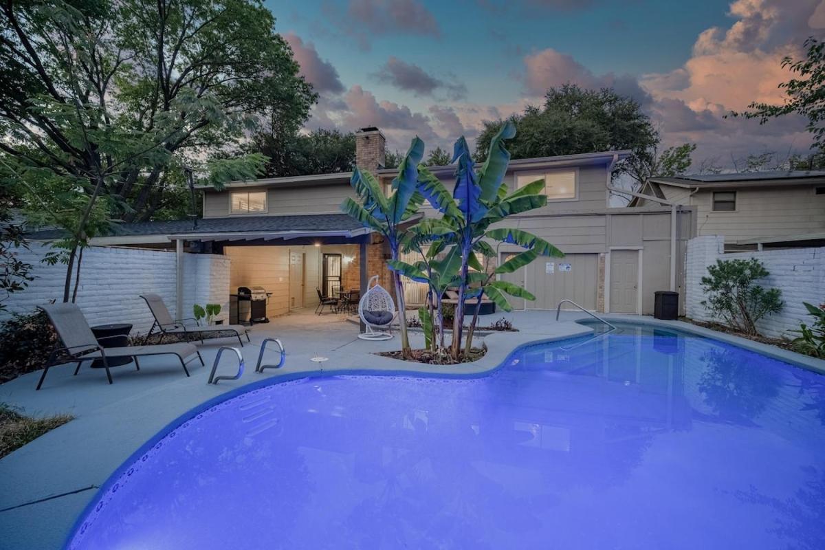 Stunning 5Br 2Ba Holiday Home With Private Pool And Cinema Dallas Exterior foto